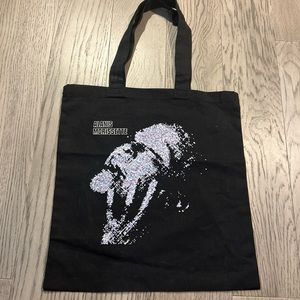 Alanis Morissette Graphic Black Tote Bag not used